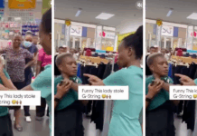 Young Woman Gets In Trouble After Stealing G-String At The Mall, Gets Multiple Slaps g-string thief at the mall